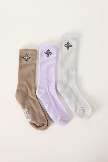 Neovision Brawl Sock 3 Pack Multi