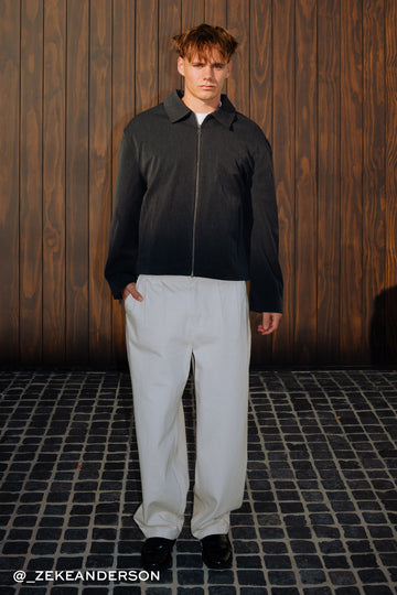 Common Need Blanco Pleated Jean Washed Bone