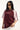 Rusty Klooney Oversized Tee Burgandy/Pink