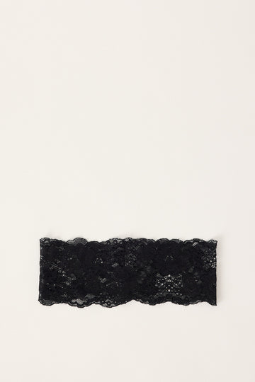 Token Ebony Lace Headband Black