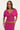 Perfect Stranger Caspian Gathered Top Magenta