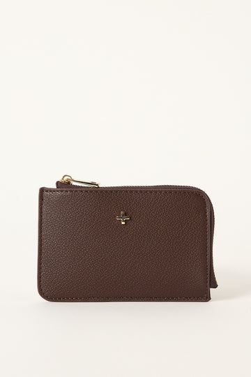 Peta + Jain Fitz Card Holder Choc Pebble