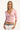 Perfect Stranger Mara V-Neck 3/4 Sleeve T-shirt Pink