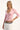 Perfect Stranger Mara V-Neck 3/4 Sleeve T-shirt Pink