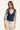 Motel Emberly Plunge Top Navy
