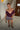 Motel Vernia Plunge Batwing Top Plum