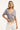 Motel Vernia Plunge Batwing Top Grey