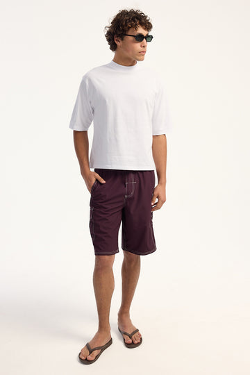 Thrills South Of Heaven Elastic Boardshort Fig