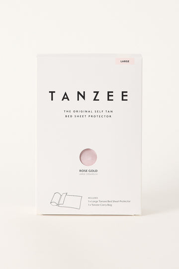 Tanzee Tanzee Rose Gold Self Tan Bed Sheet Protector - Large Rose Gold