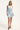 Perfect Stranger Matilda Satin Lace Mini Dress Blue/White