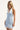 Perfect Stranger Matilda Satin Lace Mini Dress Blue/White