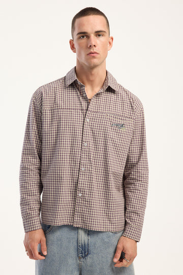 Rusty Roadblock Long Sleeve Shirt Pinecone