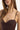 Luck & Trouble Alix Jersey Corset Top Brown