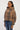 Neovision Untamed Bambi Cropped Oversized Hoodie Brown Print