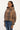 Neovision Untamed Bambi Cropped Oversized Hoodie Brown Print