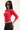 L&t Monique V Neck 3/4 Sleeve T-shirt Red
