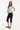 Luck & Trouble Heidi Low Rise Capri Pant Black