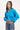 Luck & Trouble Solara Fleece Relaxed Hoodie Marine Blue