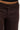 Luck & Trouble Ivy Pin Stripe Petite Mid Rise Pant Brown Stripe