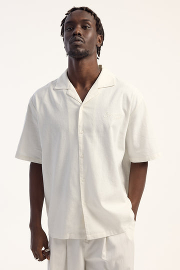 Common Need Sinclair Boxy Resort Shirt Off White