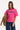 Luck & Trouble Pretty With No Plan Relaxed T-shirt Hot Pink