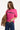 Luck & Trouble Pretty With No Plan Relaxed T-shirt Hot Pink