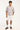 Common Need Crescent Elastic Waist Short White