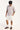 Common Need Crescent Elastic Waist Short White