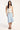 Luck & Trouble Florence Satin Midi Skirt Blue