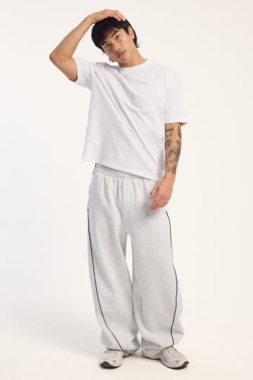 Rusty 2k Sing Elastic Track Pant Ecru Marle