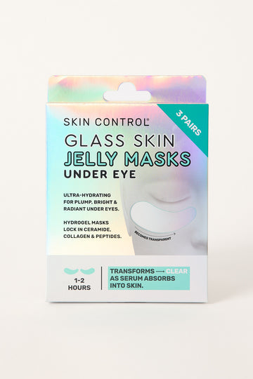 Skin Control Skin Control Glass Skin Under Eye Jelly Masks 6pk Clear