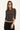 L&t Monique V Neck 3/4 Sleeve T-shirt Brown