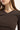 L&t Monique V Neck 3/4 Sleeve T-shirt Brown