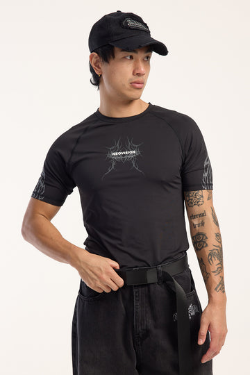 Neovision Tension Slim Compression Tee Black
