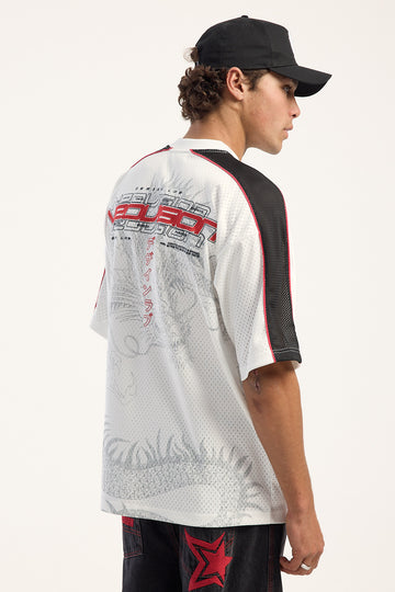 Neovision Parallax V-Neck Jersey Off White
