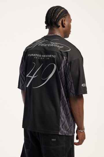 Neovision Venomscale V-Neck Jersey Off Black/Snake Print