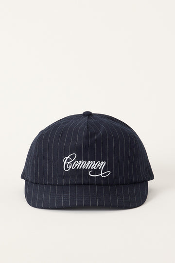 Common Need Prescott Mid Profile Cap Navy Pinstripe