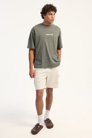 Thrills Bueno Elastic Cargo Short Unbleached