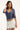 Lioness Canyon V Neck 3/4 Top Midnight Blue