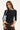 L&t Norah 3/4 Sleeve Scoop T-shirt Black
