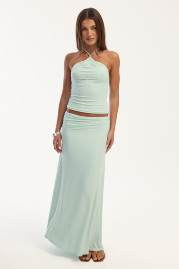 Perfect Stranger Asha Maxi Skirt Mint