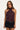 Perfect Stranger Ruelle Jacquard Halter Top Plum