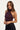 Perfect Stranger Ruelle Jacquard Halter Top Plum