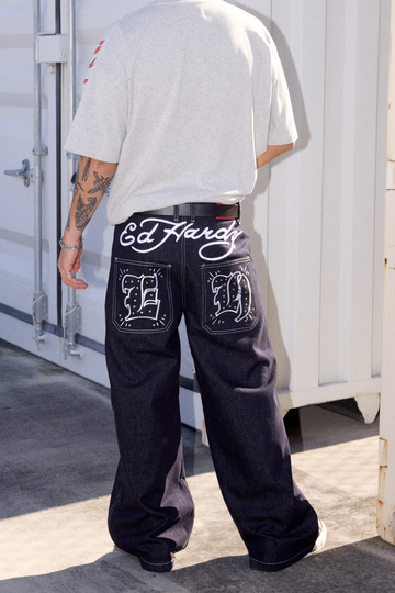 Ed Hardy Stellar Jean Raw Indigo