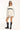 Rusty White Lines Long Sleeve Crew Neck Knit Cream/Black