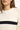 Rusty White Lines Long Sleeve Crew Neck Knit Cream/Black