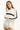Rusty White Lines Long Sleeve Crew Neck Knit Cream/Black
