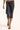 Motel Effy Tie Side Cupro Capri Dark Grey