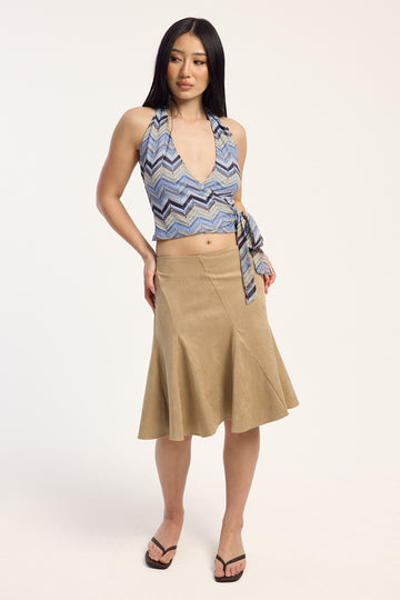 Motel Abila Skirt Tan