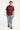 Rusty Roadblock Piping Cropped Tee Burgundy
